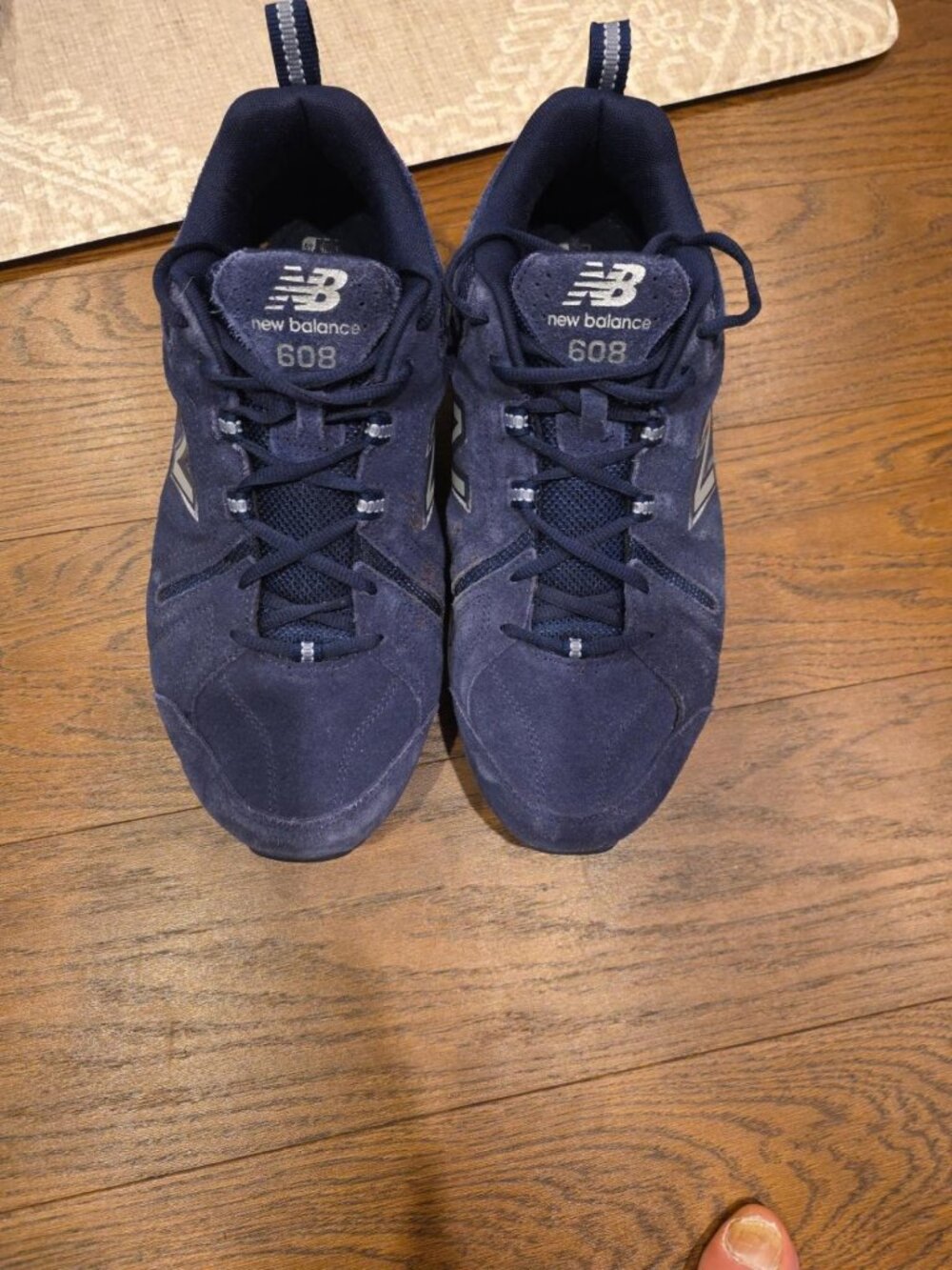 New Balance 608 Navy Suede Sneakers Men's 11.5